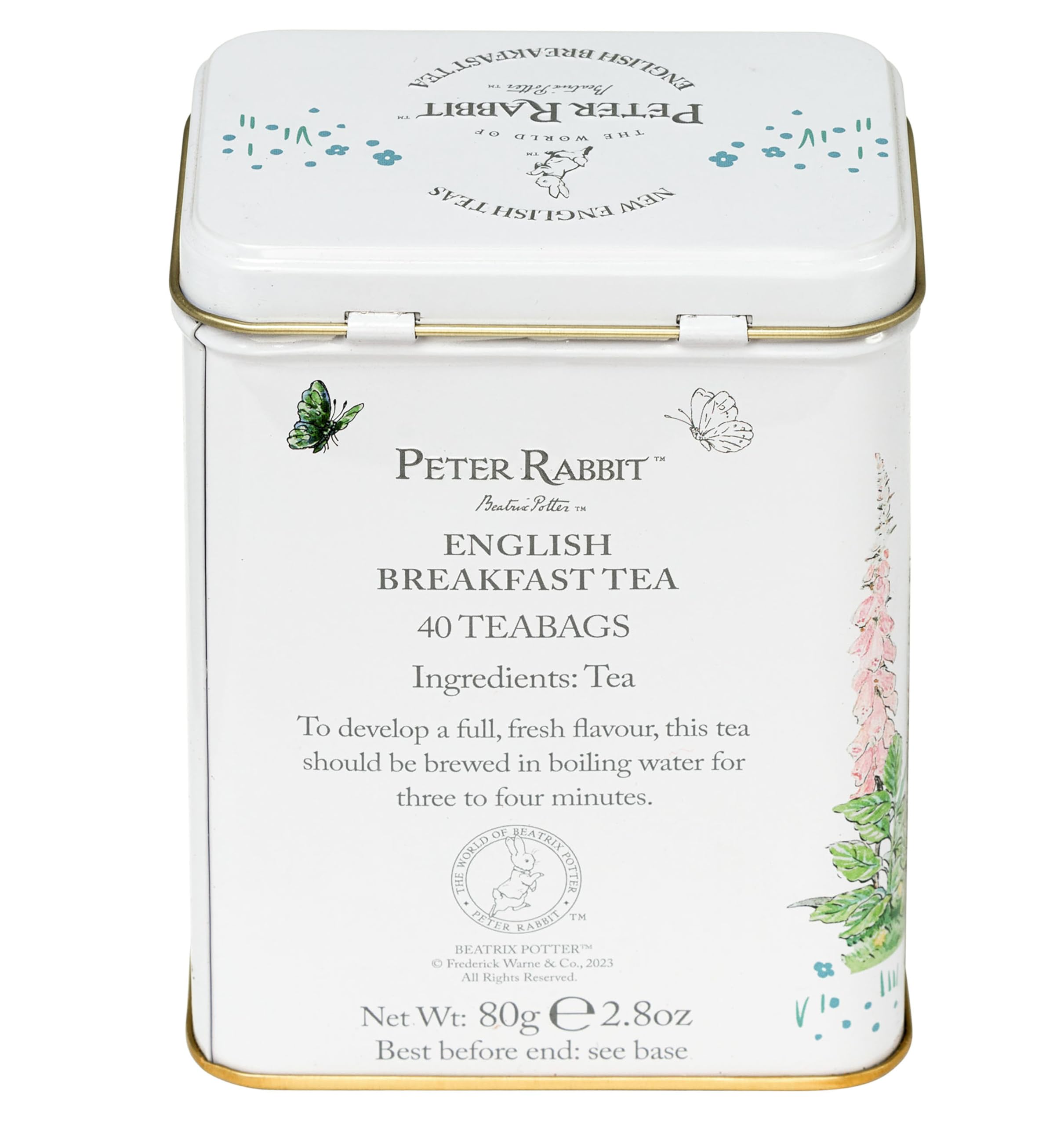 Amazon.com : New English Teas Peter Rabbit Tea Tin with 40 English